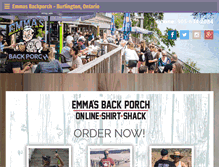 Tablet Screenshot of emmasbackporch.ca